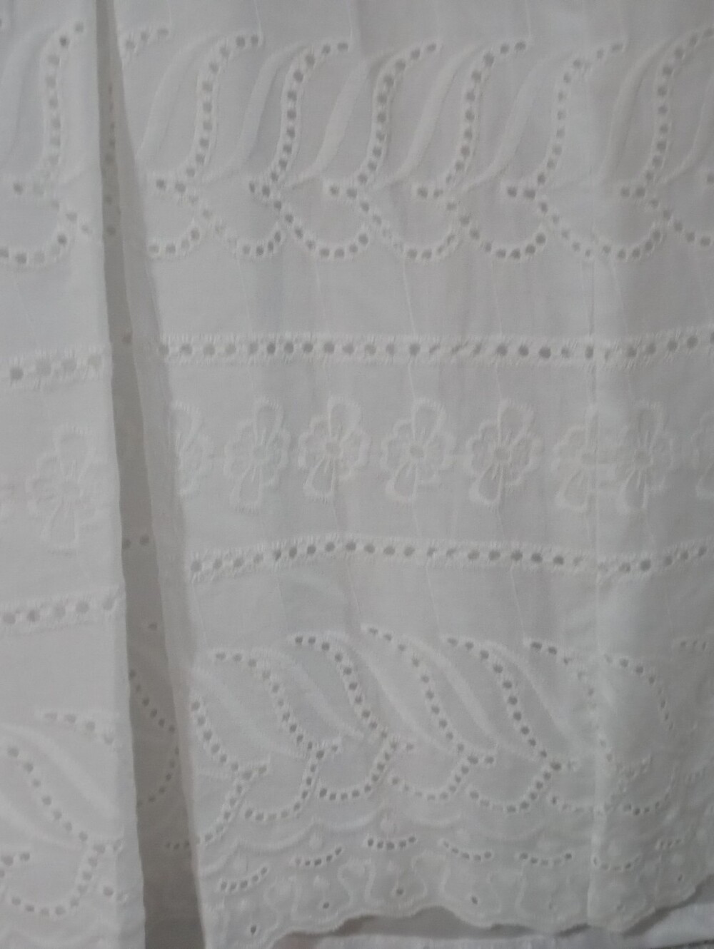 Ivanka Trump White Eyelet A-Line Dress - Picture 4 of 4